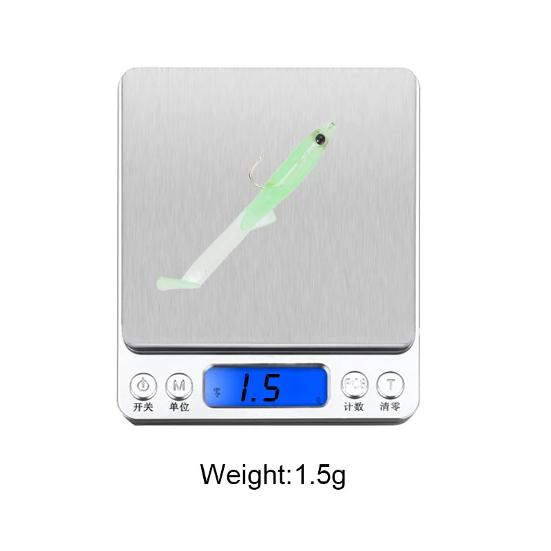 Mồi Giả Silicone Câu Cá Biển Afishlure 8 Món 65mm