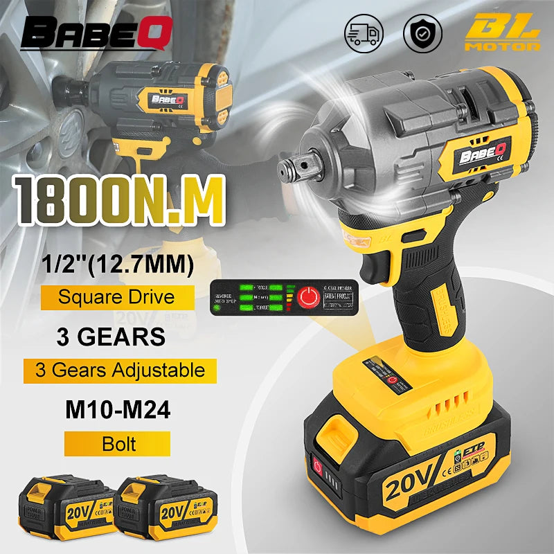 Máy Siết Bu Lông Pin 1800N.M Không Chổi Than Makita - Daisan Mart