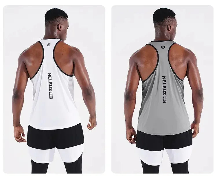 Áo Gile Nam Tập Gym Mùa Hè Cotton Không Tay Đen - Daisan Mart