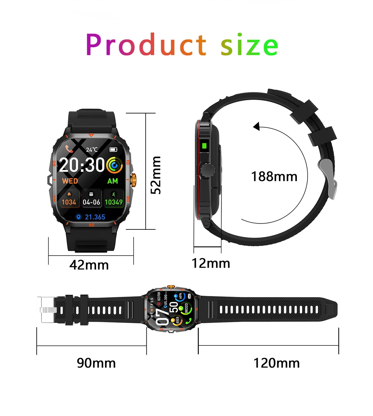 Đồng hồ thông minh 2025: Gọi Bluetooth, Sức khỏe, Thể thao