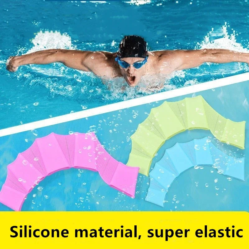 Fins Bơi Silicone - Phụ Kiện Tập Luyện Cho Trẻ Em & Người Lớn