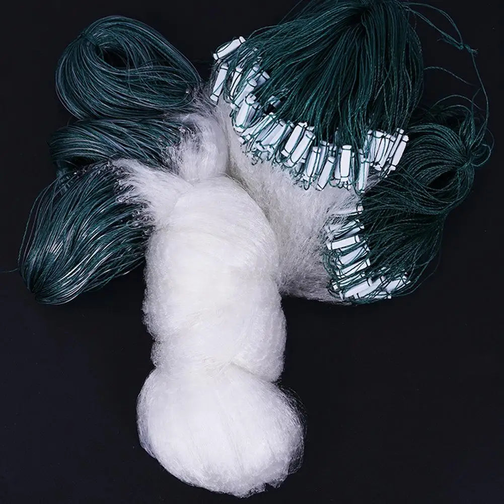 Lưới Đánh Cá Đơn Lớp Nylon Thả Tay Có Phao