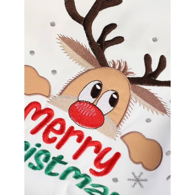 Men's and Women's Hoodie with Embroidered Pockets, Long Sleeve, Warm