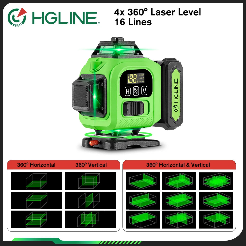 Máy Cân Mực Laser 16 Tia 4D - Điều Khiển Qua APP - Daisan Mart