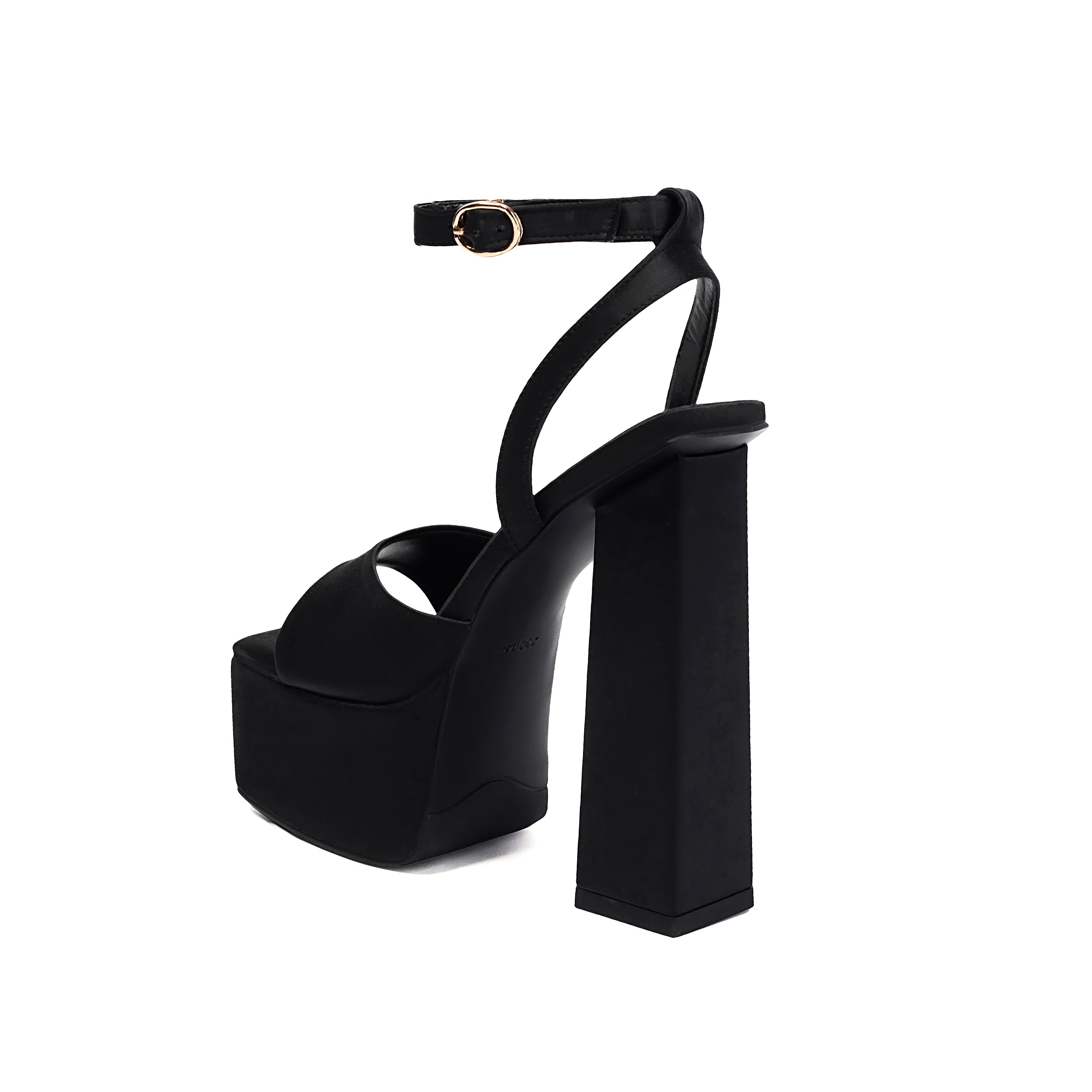 Arden Furtado 2025 Satin Green High Heel Sandals