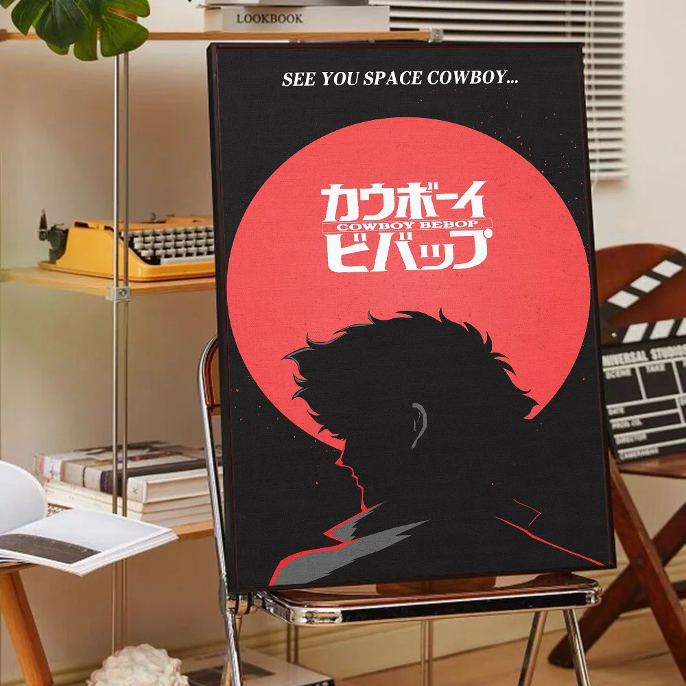 Anime Cowboy Bebop Good Quality Prints and Posters Waterproof Paper Sticker Coffee House Bar Posters Wall Stickers
