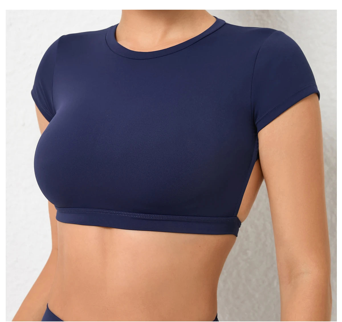 Women's Backless Sports Top Yoga Gym Fitness