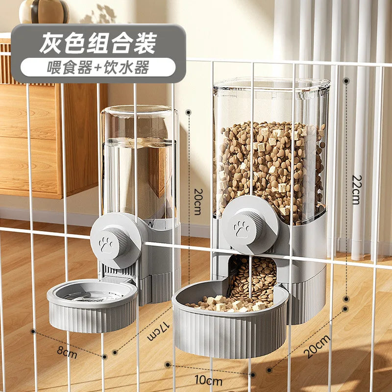 OUWO Pet Water Dispenser Feeder Hanging Automatic Water Dispenser Feeder Food Bowl Pet Supplies - Daisan Mart
