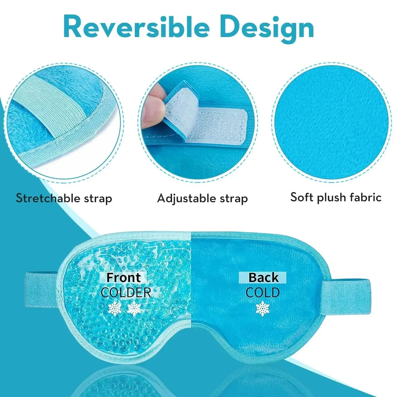 Cold Eye Relaxation Mask - Multipurpose Gel to Reduce Swelling and Pain