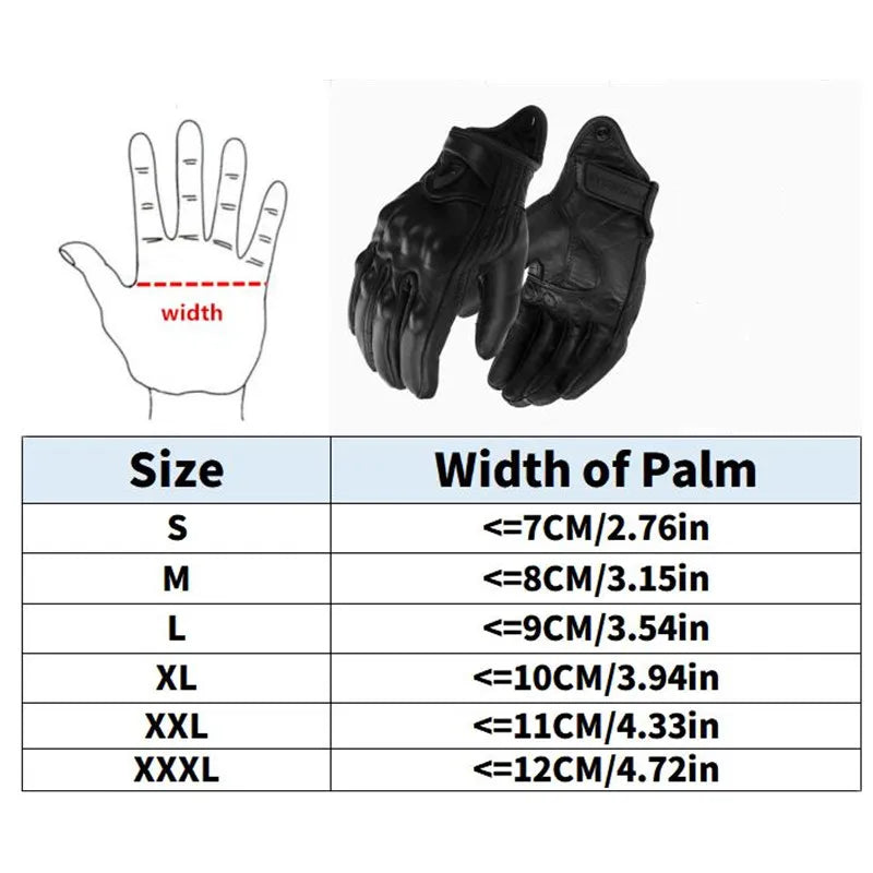 3XL Motorcycle Gloves Goatskin Leather Men Women Moto Glove Electric Bike Luvas leather motocicleta Os carros eletricos Sale