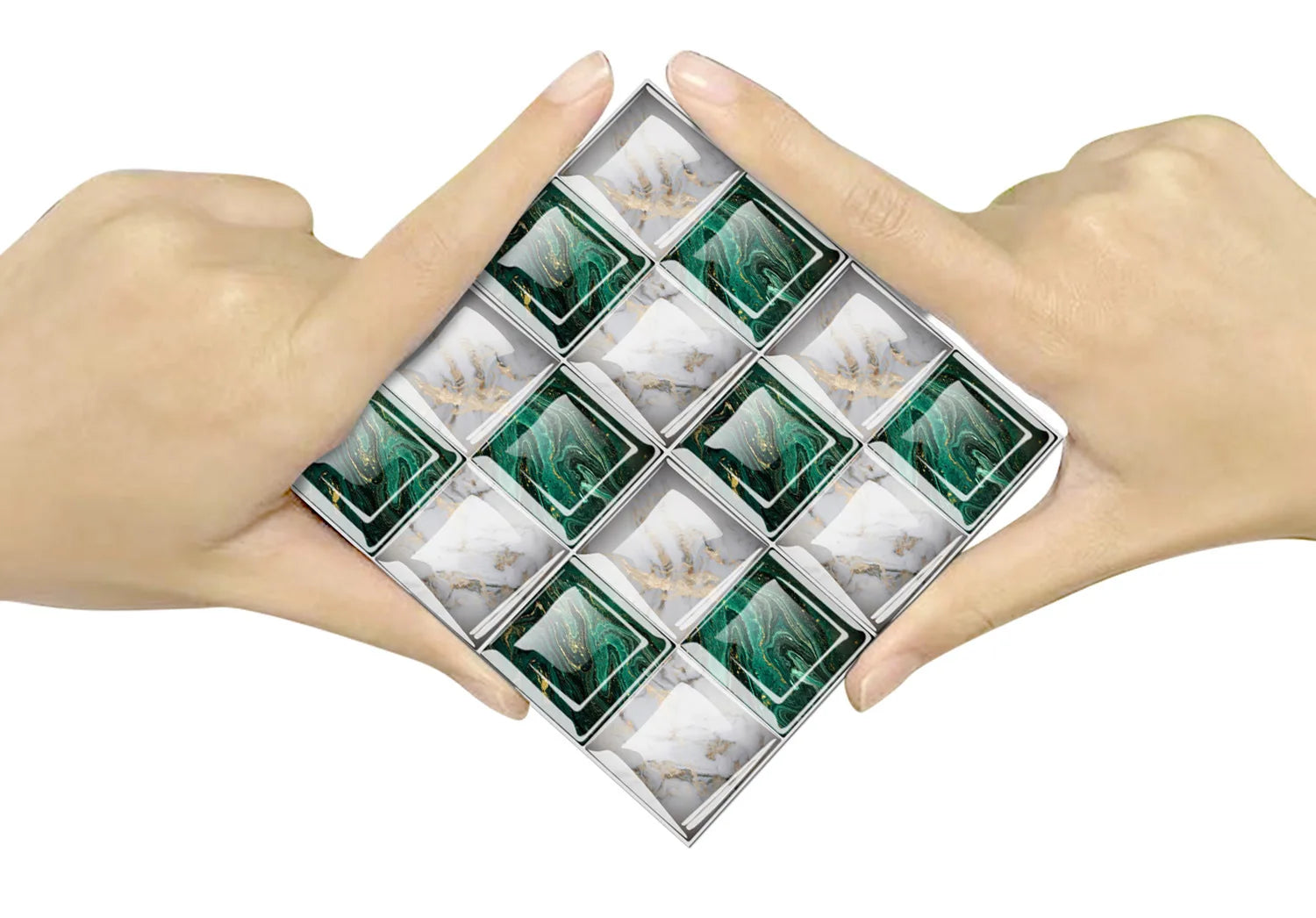 10 Waterproof Marble Mosaic Tile Stickers