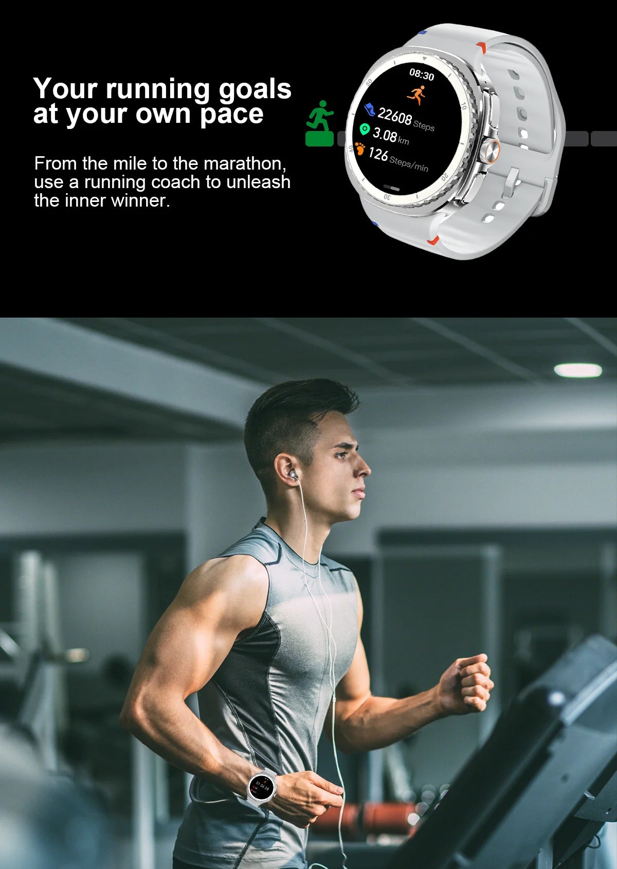 Đồng hồ thông minh 2025 Ultra Classic GPS IP68 AMOLED