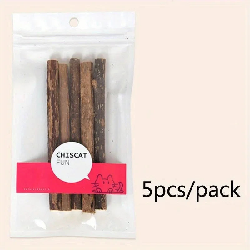Cat Chew Stick: Natural Tooth Floss from Peppermint