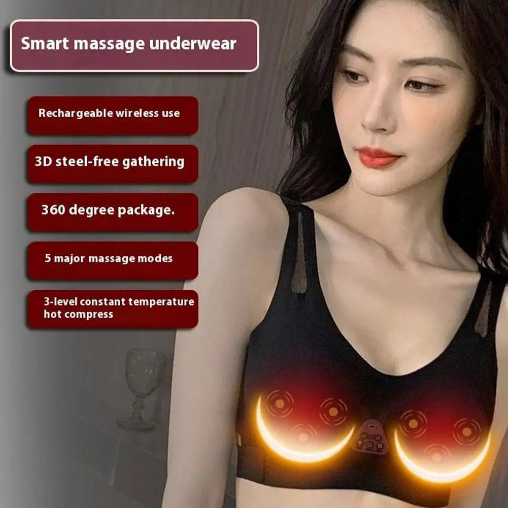 Wireless Support &amp; Massage Bra