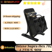 Bitaxe SupraHex 702 4.2Th/s 90W BM1368 Asic Chip open-source Bitcoin miner solo miner with 120W power supply