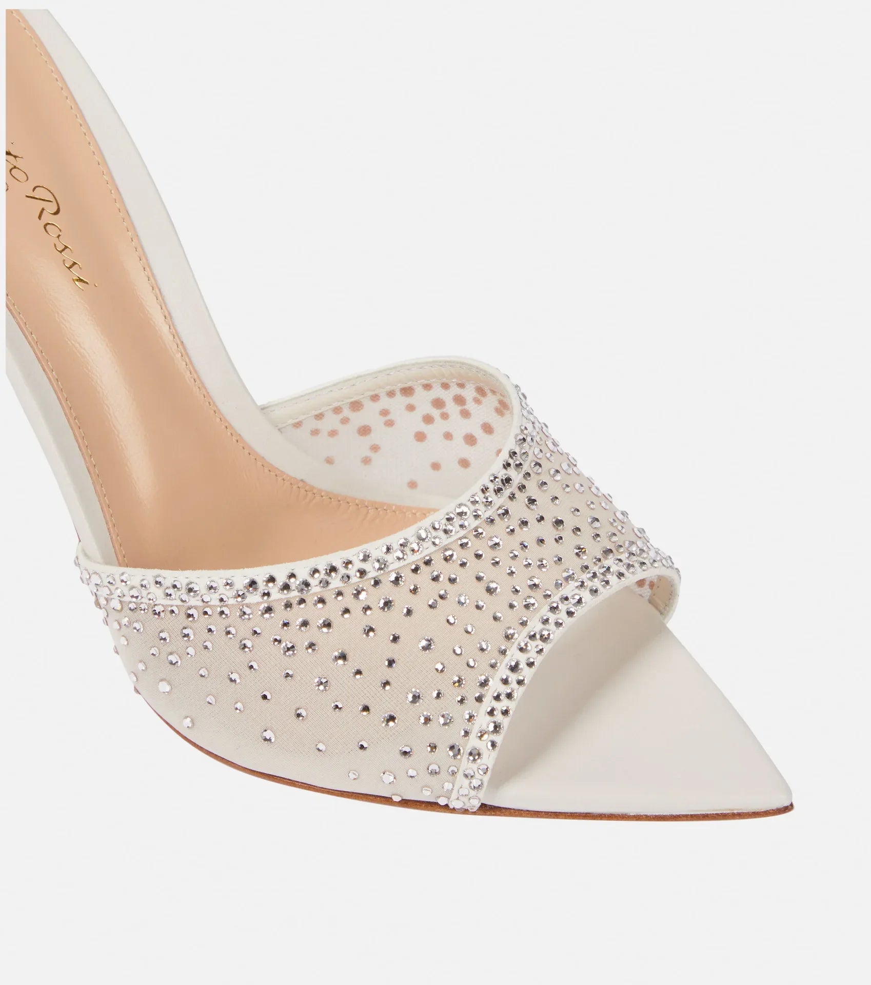 Women's Pointed Toe Rhinestone High Heel Sandals for Elegant Party