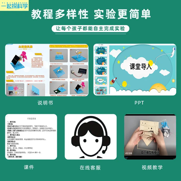 Obstacle Avoidance Robot Children's Science Experiment Toy Primary School Students DIY Manual Invention Material Package - Daisan Mart