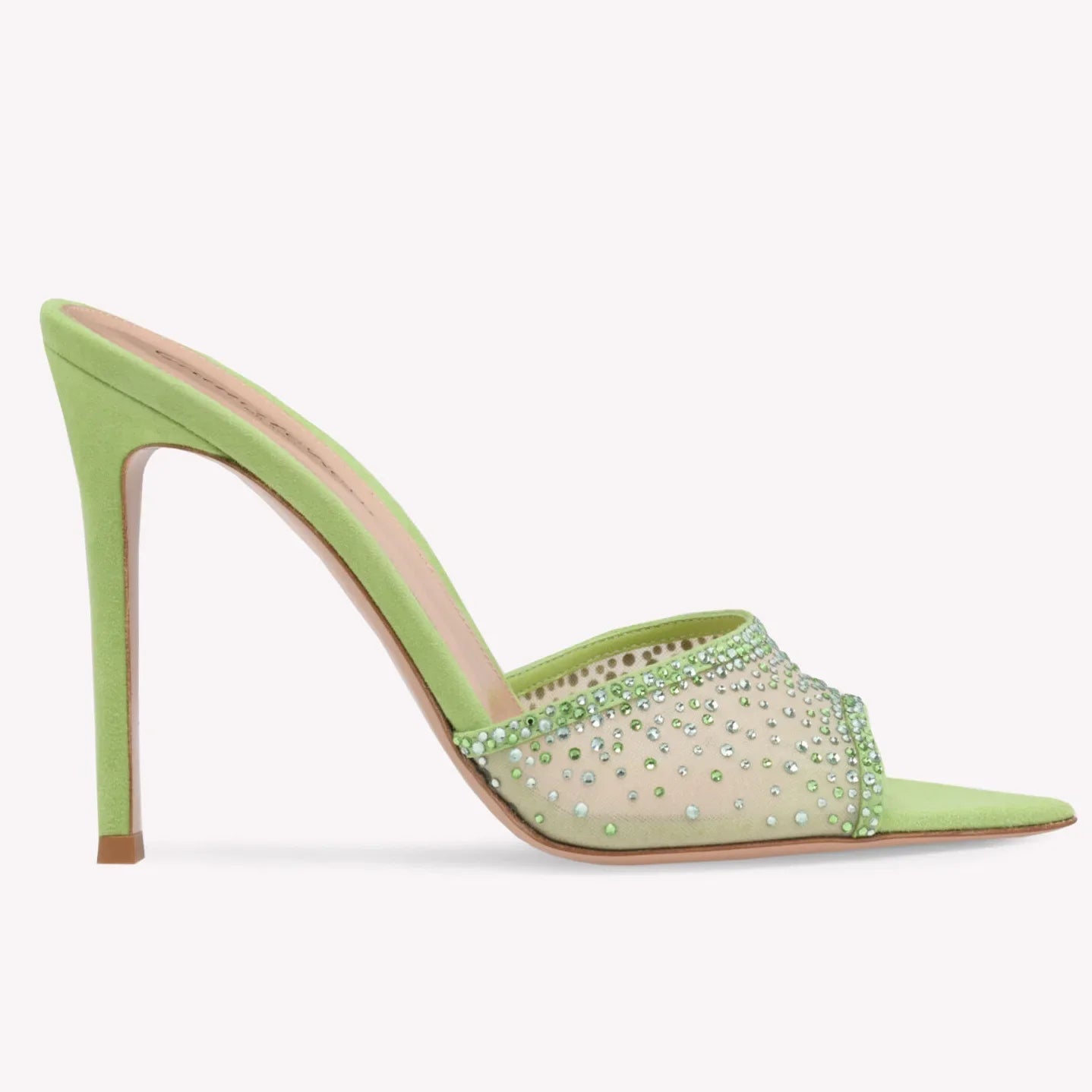 Women's Pointed Toe Rhinestone High Heel Sandals for Elegant Party