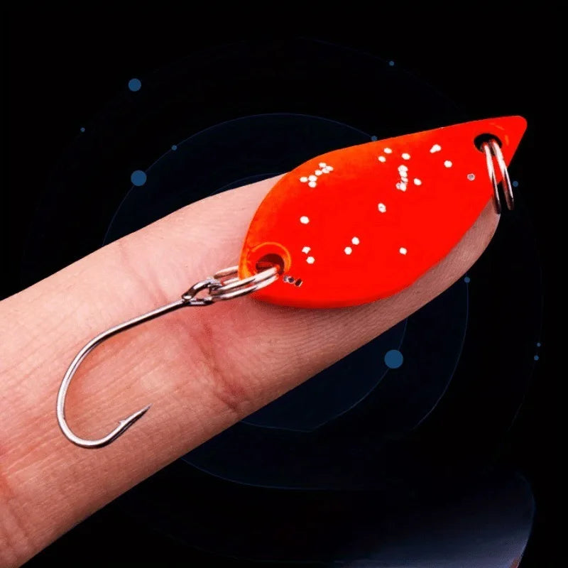 Bộ 12 Mồi Câu Cá Lưỡi Lắc Kim Loại Spinner Jig