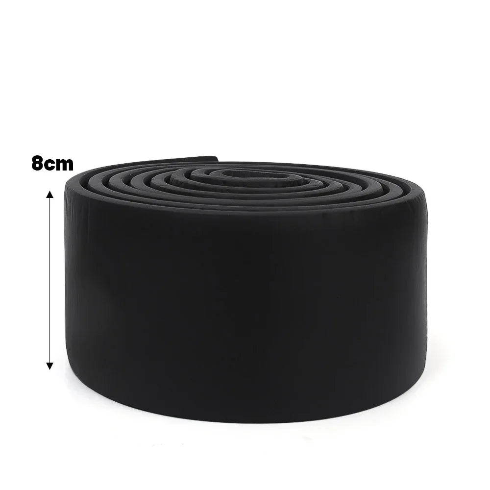 10-2M Waterproof Enclosure Self Adhesive Skirting Line 3D Wall Stickers Thickened Anti-collision Decoration Wall Corner Lines