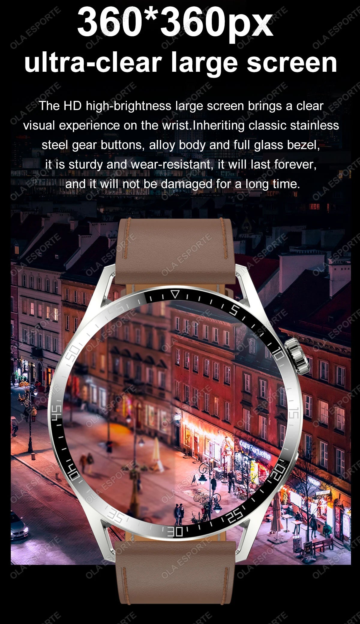 Đồng hồ thông minh 5 Pro 2025, màn HD, GPS, NFC, IP68