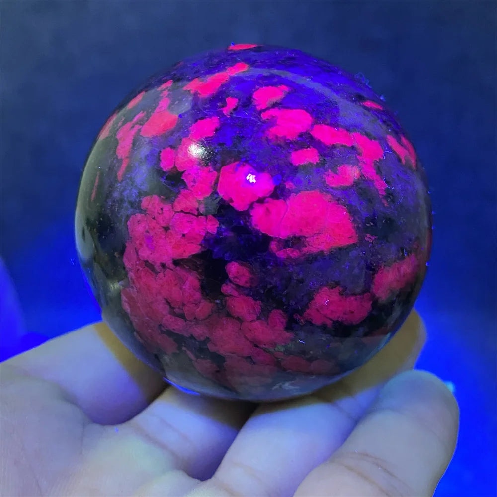 Natural Emerald &amp; Ruby Energy Ball