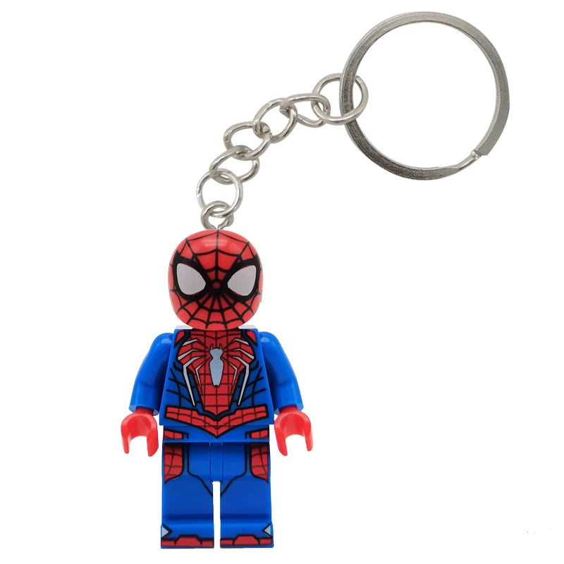 Lego Spider-Man Miles &amp; Gwen Cute Bag Keychain