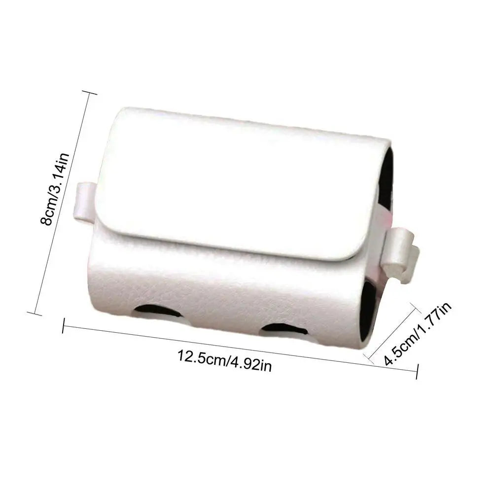 Convenient PU Leather Golf Ball Bag with 2 Balls and 4 Tees on the Hip