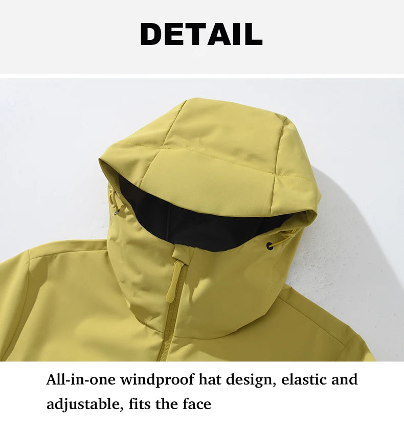 Áo Khoác Chống Nước Thể Thao Leo Núi JNLN Unisex