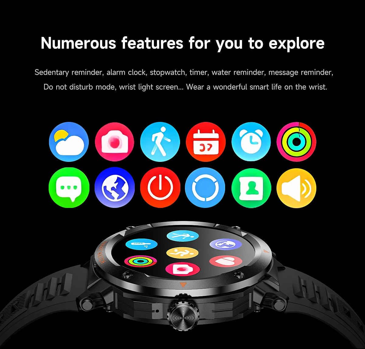 Đồng Hồ Thông Minh 2in1 Tai Nghe, Định Vị, Gọi Bluetooth