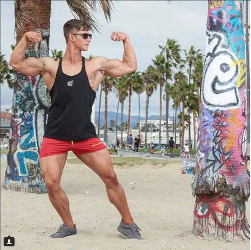 Men's Summer Quick Dry Sleeveless Sports T-Shirt