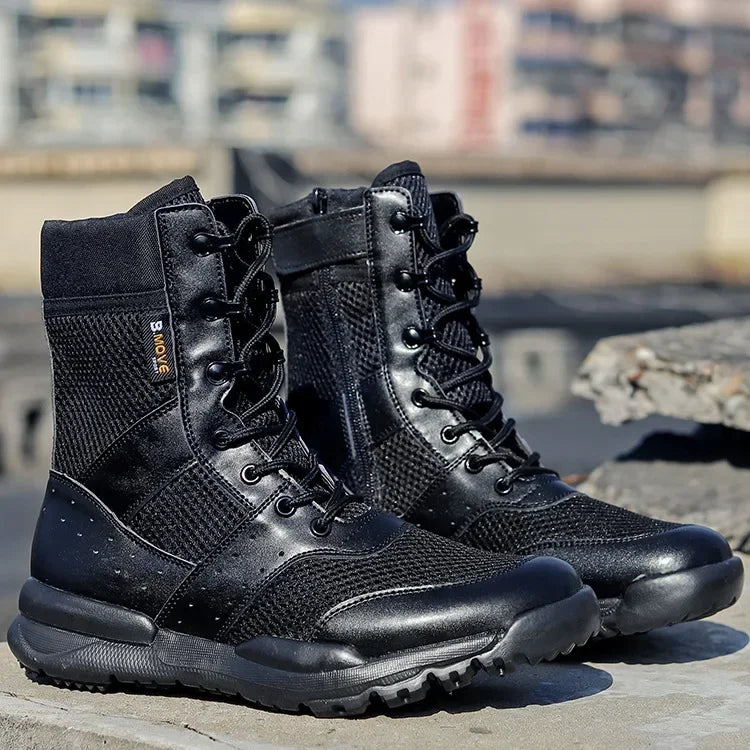 Summer Combat Boots: Light, Breathable, Versatile, Size 34-49