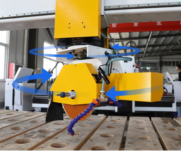 Máy Cắt Đá CNC 3-5 Trục Xoay 45/90 Độ Igoldencnc - Daisan Mart