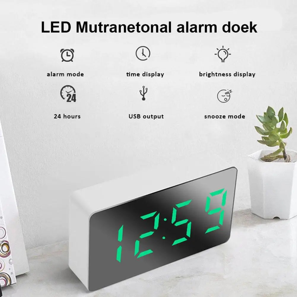 Đồng Hồ Báo Thức Số Đơn Giản Đa Năng Tiện Dụng