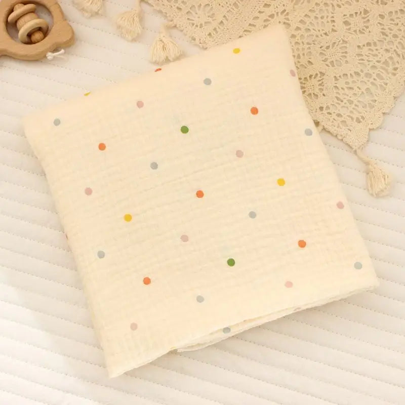 Multi-Purpose Cotton Muslin Newborn Baby Swaddle Blanket For Mother And Baby