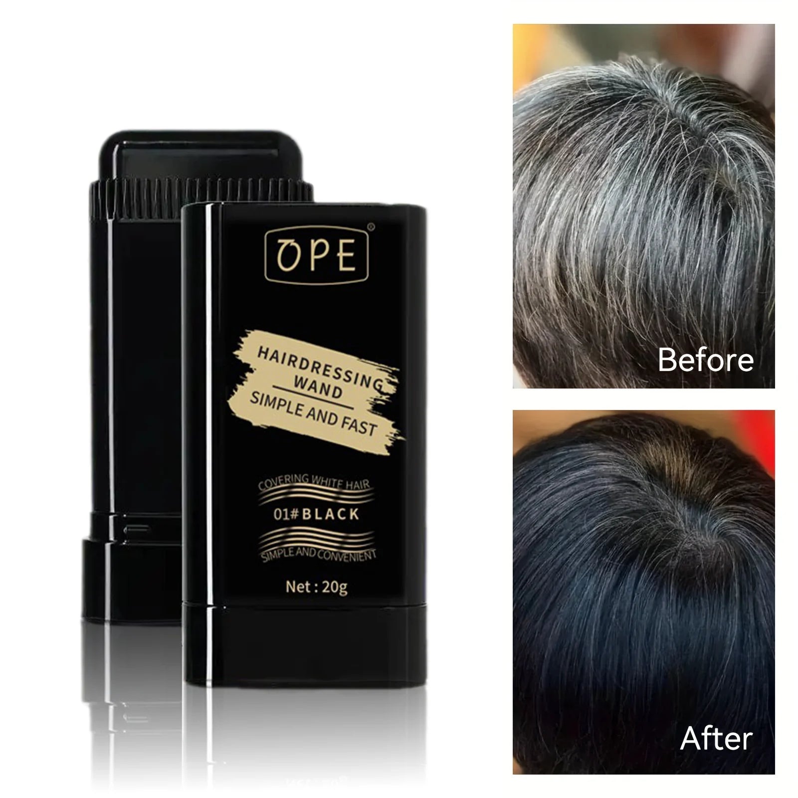 Waterproof Temporary Hair Dye Brush Quick Rotating