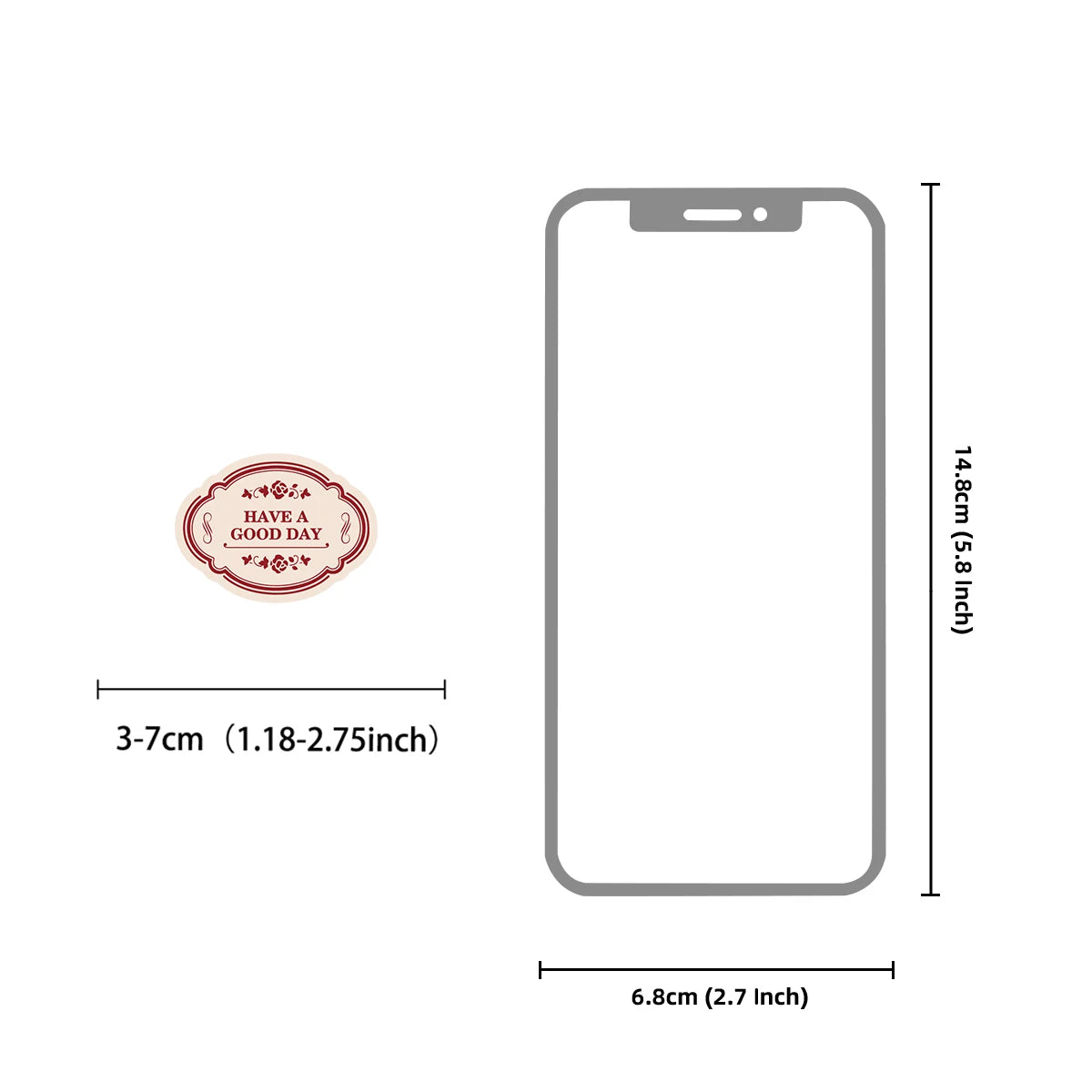 30張玫瑰紅英文標籤圖案貼紙，適用於筆記本、水瓶、行李箱和手機，派對貼紙