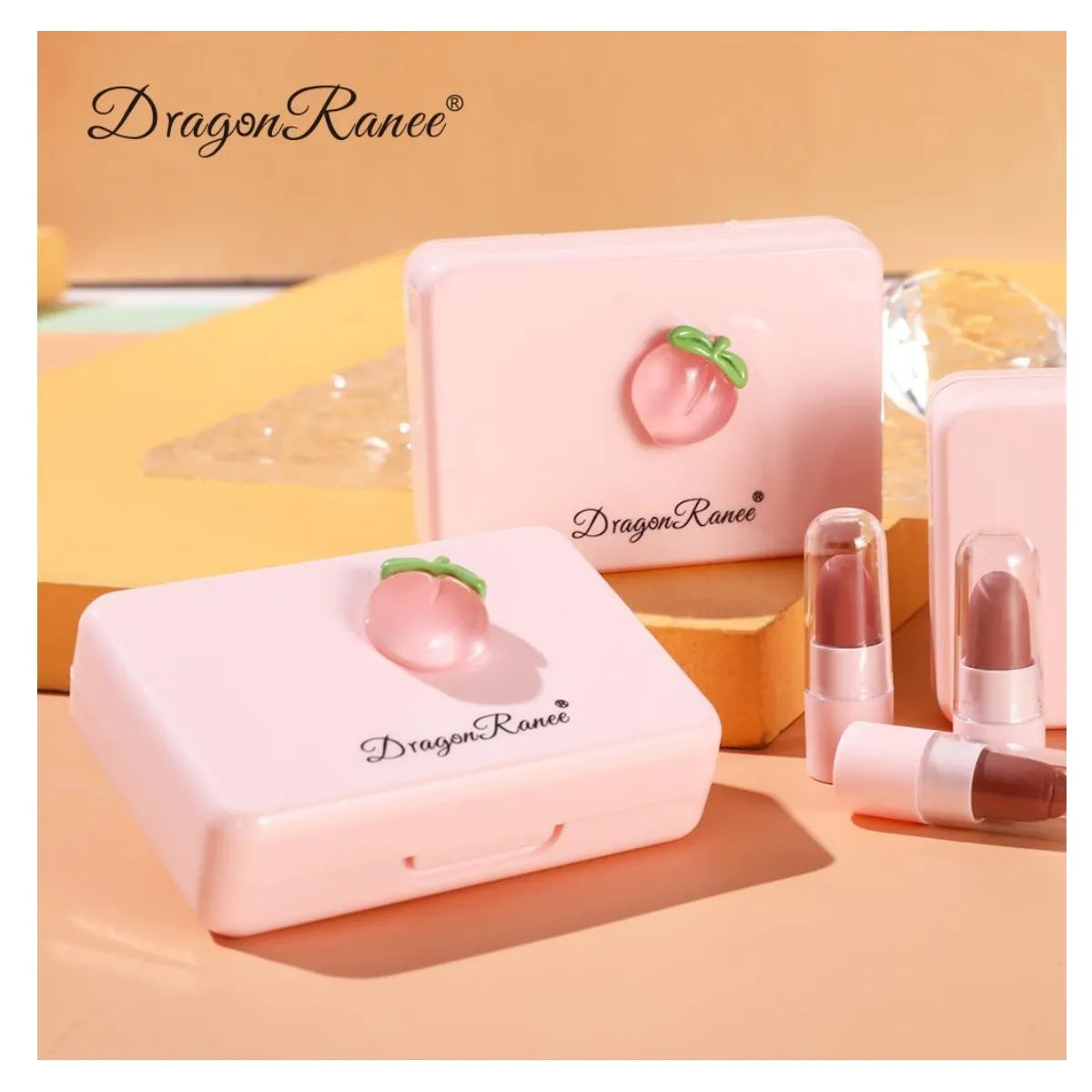 Bộ 5 Son Lì Lâu Trôi, Mịn Môi, Mùi Trái Cây Nhẹ - Daisan Mart