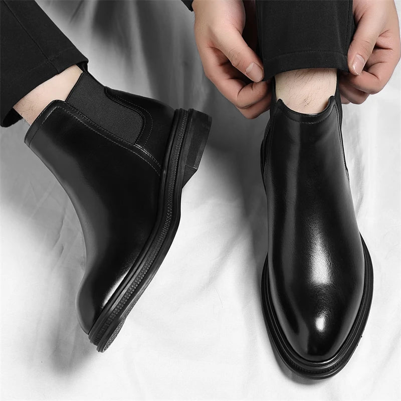 Men's Chelsea Boots - Soft Leather - Luxurious &amp; Elegant