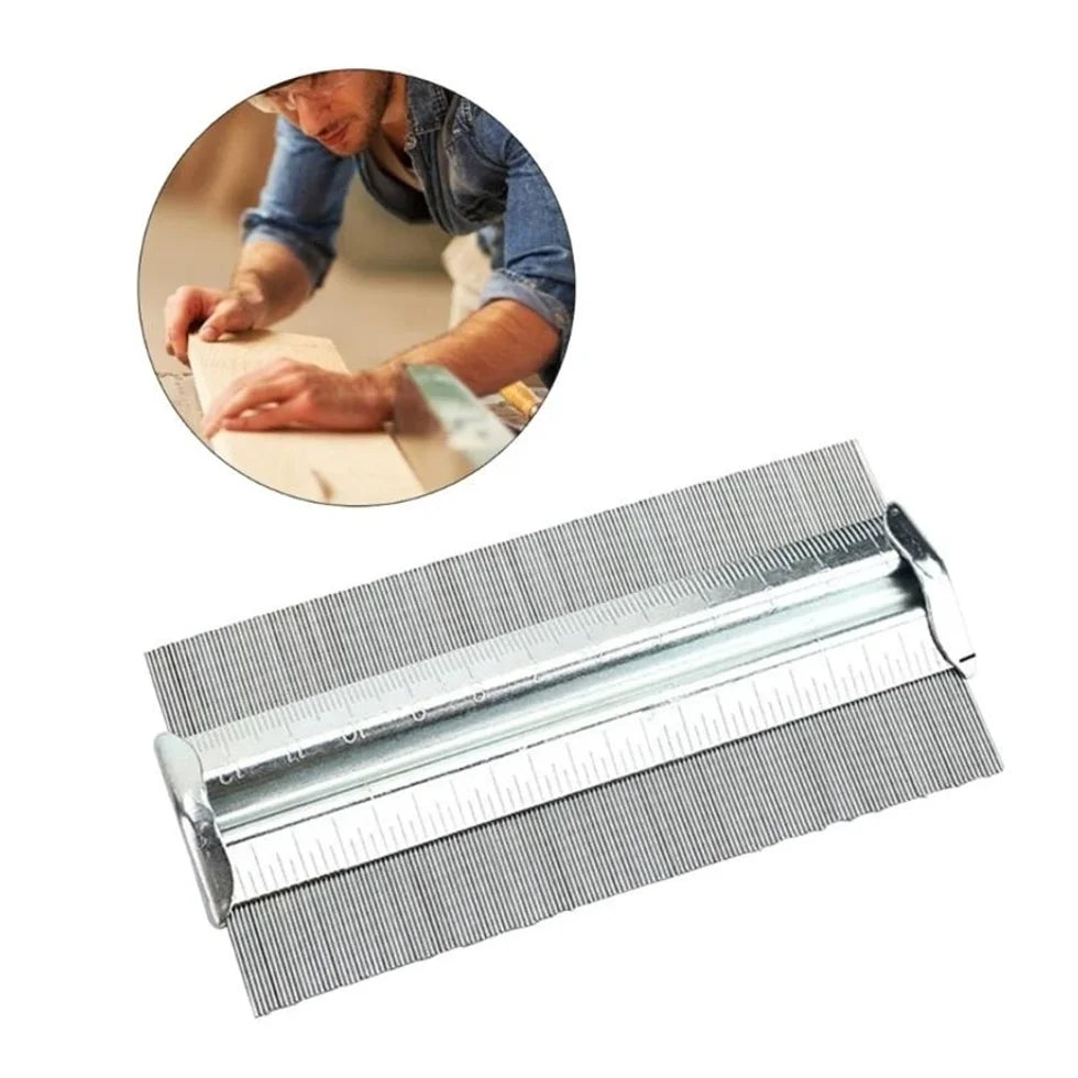 5inch/6inch Metal Contour Duplicator Gauge Precise Contour Duplicator Measuring Tool Measuring Tool Carpenter Tool