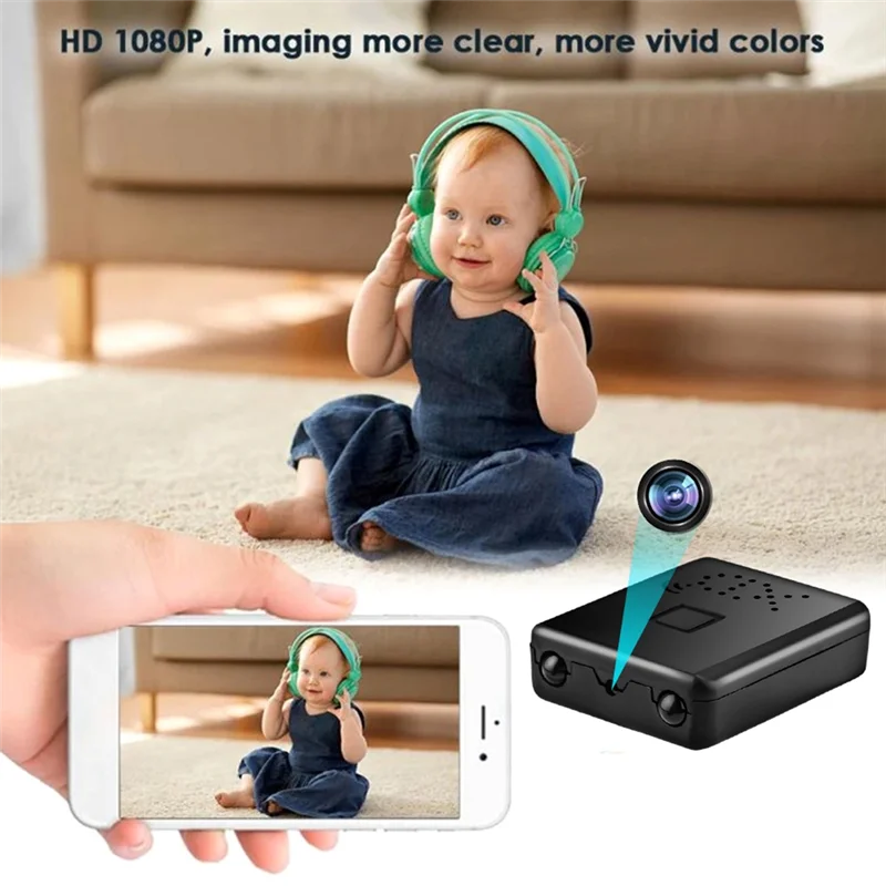 Mini WiFi Camera 4K XFDZ Night Vision, Alarm