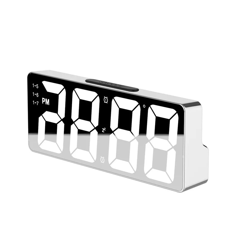Đồng Hồ Báo Thức LED Để Bàn, Hiển Thị Nhiệt Độ, Độ Sáng Điều Chỉnh - Daisan Mart