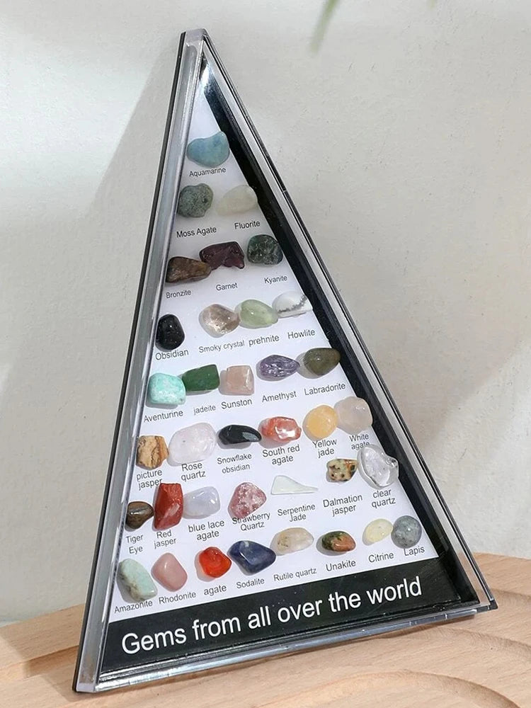 Set of 36 Energy Quartz Stones for Meditation &amp; Home Decoration