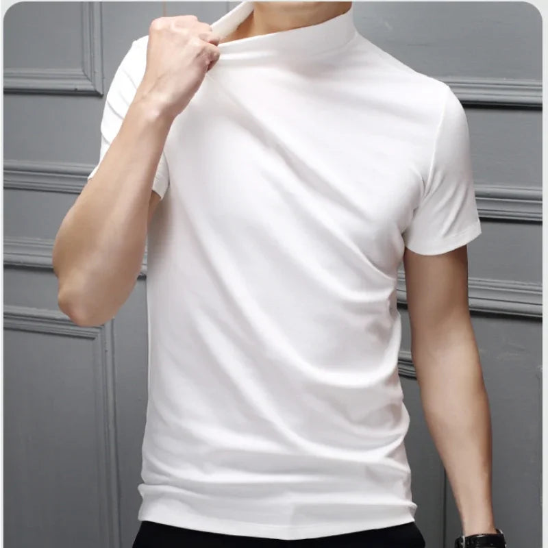 Áo Len Nam Cổ Lửng Ngắn Dệt Kim Thời Trang Slim Fit - Daisan Mart