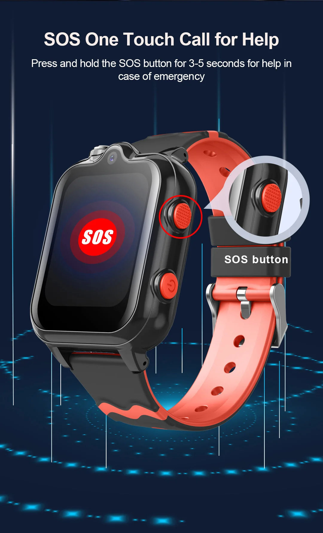 4G GPS Waterproof Kids Smart Watch 2025