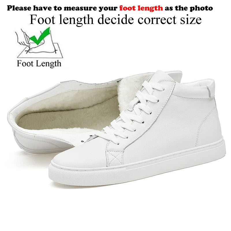 Giày Da Thật Cao Cổ Nam Trượt Ván Size Lớn 48 49