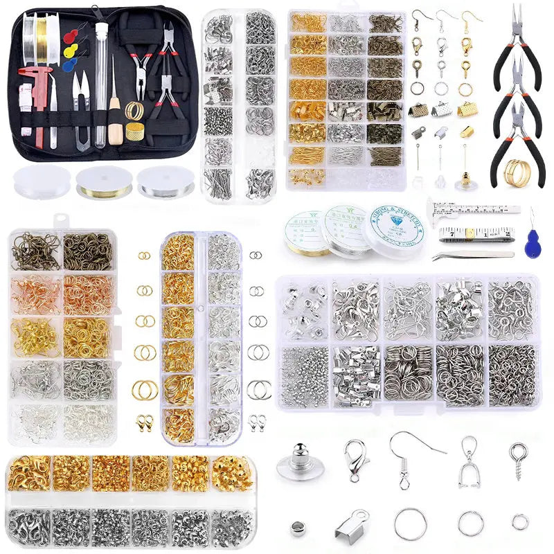 Full Jewelry Making Tool Kit: Wire, Charms, Pliers