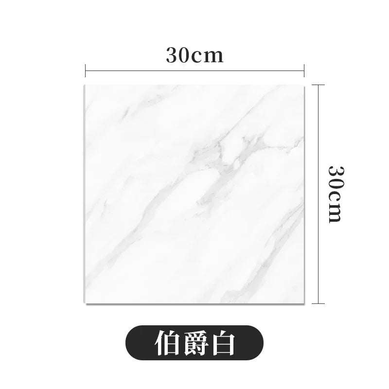 30*30CM Ins Modern European Style Simulation Tile Wall Sticker Waterproof Moisture-proof Bathroom Toilet Kitchen Wall Decoration