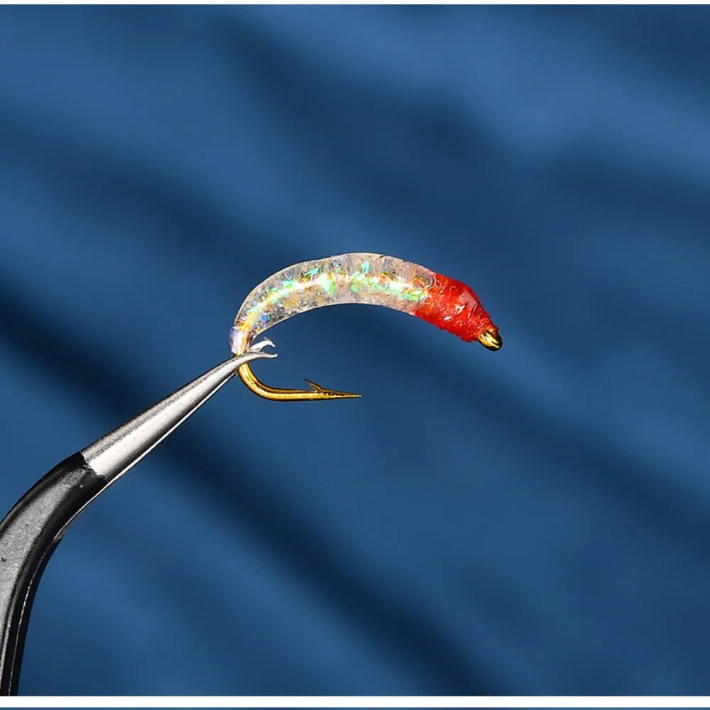 Mồi Câu Ruồi 5 Món - Sắc Màu Nhân Tạo Bionic Fly