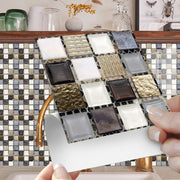 10 Waterproof Marble Mosaic Tile Stickers